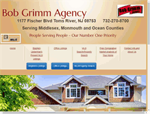 Tablet Screenshot of bobgrimmagency.com